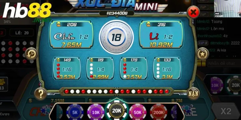 Giới thiệu game Xóc đĩa live